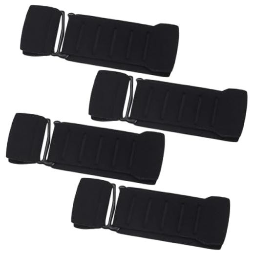 4 Pcs Bra Strap Extender for Women Black 5 Hook Bra Back Extender Adjustable