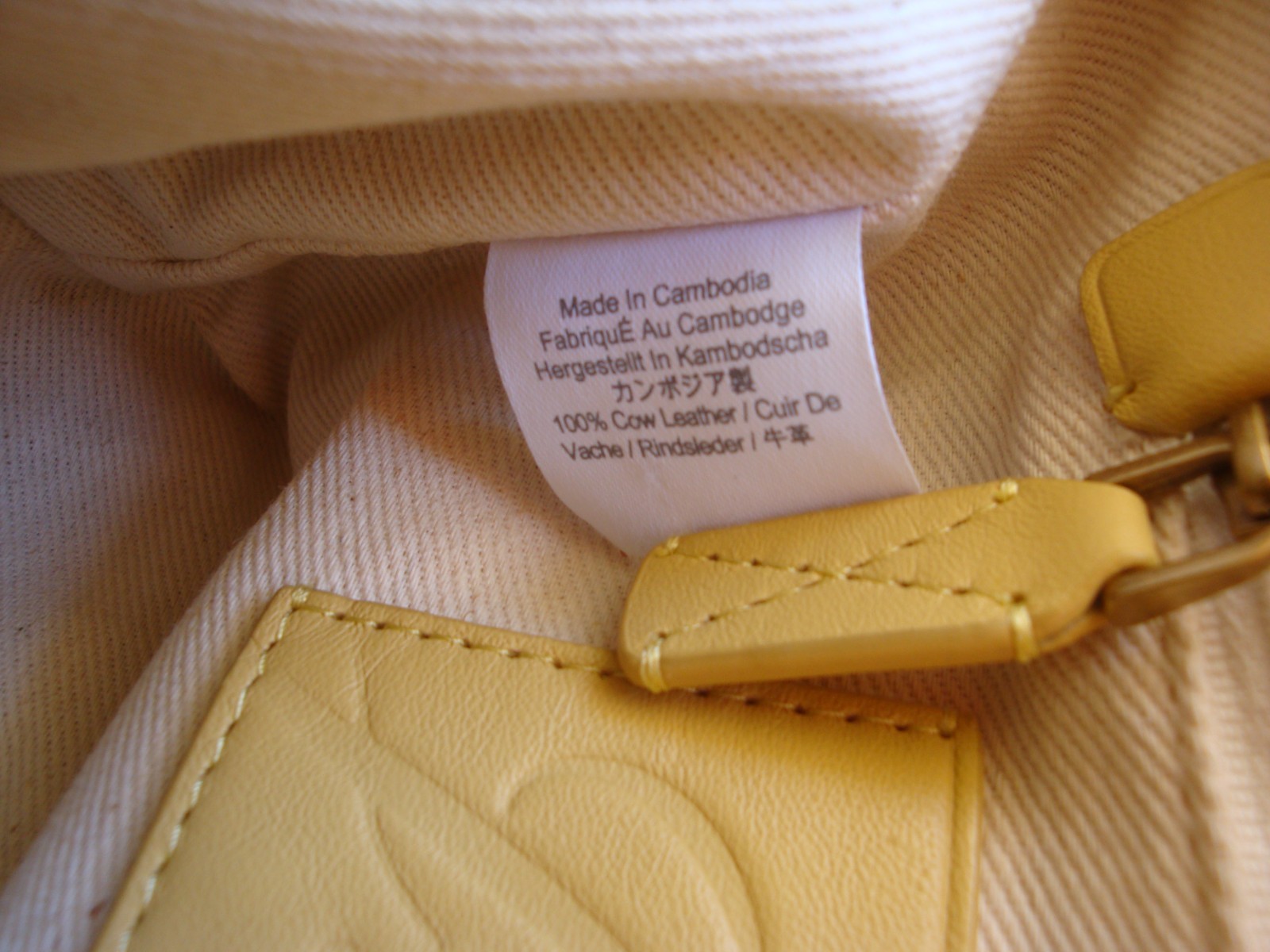 J CREW Yellow Soft Leather Oslo Crossbody Handbag Hobo Shoulderbag Lightweight