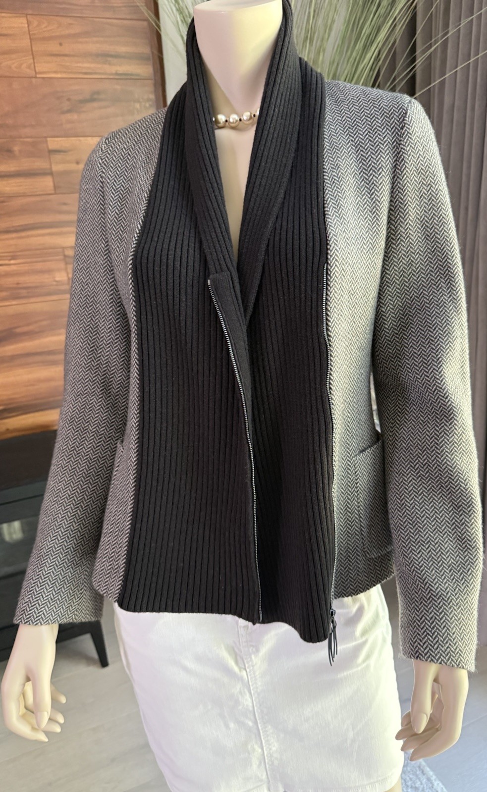 Max Mara Wool Cashmere Jacket Brown Sz 10 Italy