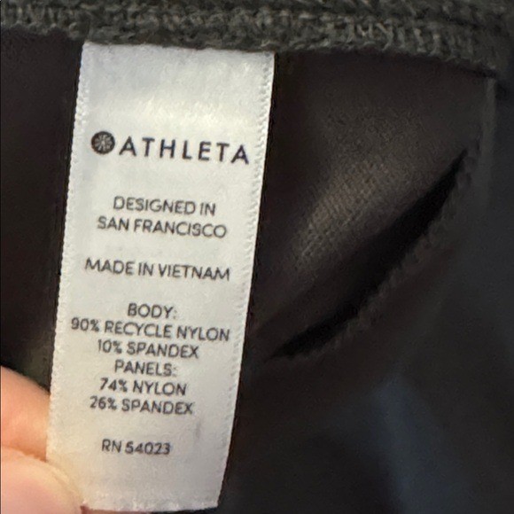 Athleta Headlands Hybrid pants brown women’s 6 petite casual elastic waist