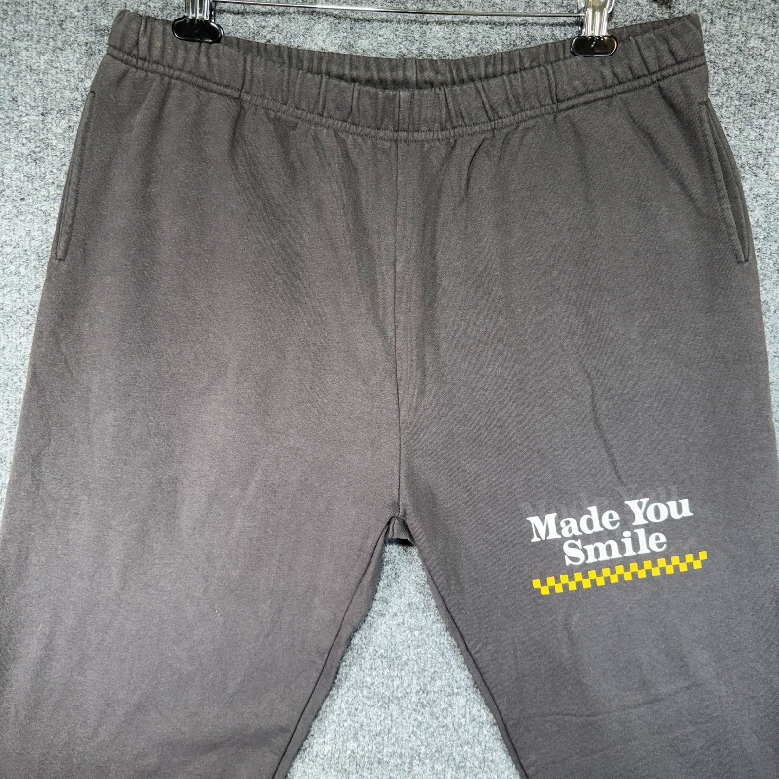 The Mayfair Group Made You Smile Sweatshirt Joggers Set Womens XXL Brown Cotton