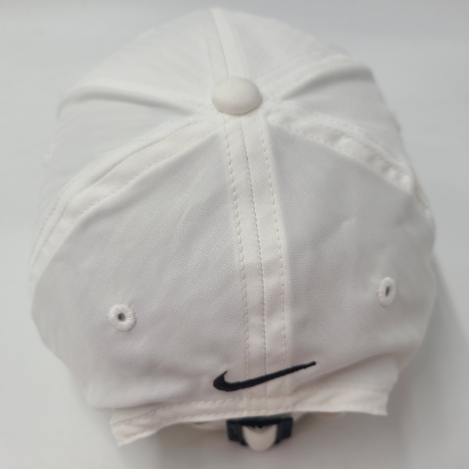 Nike Hat Strapback White Legacy91 Dri-Fit Golf Swoosh Logo Outdoors Casual Men