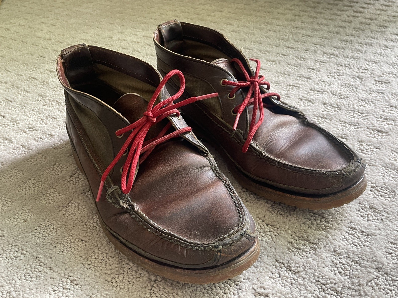 Red Wing Mens Chukka Boot Heritage Wabasha Size 10.5E Wide Shoes 9184 Vibram USA
