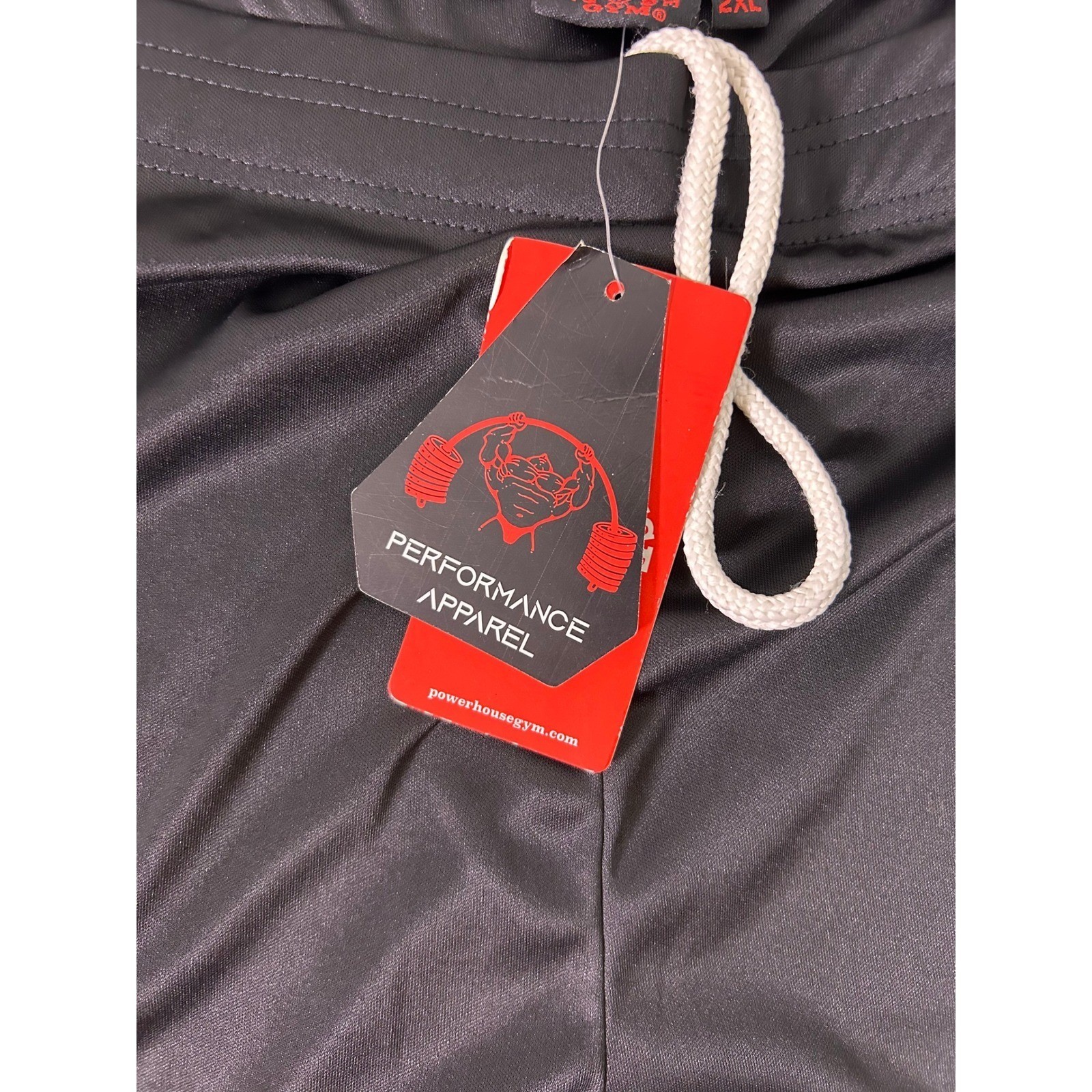 Y2K Powerhouse Gym Men’s Performance Training Shorts 2XL Black Athletic NWT