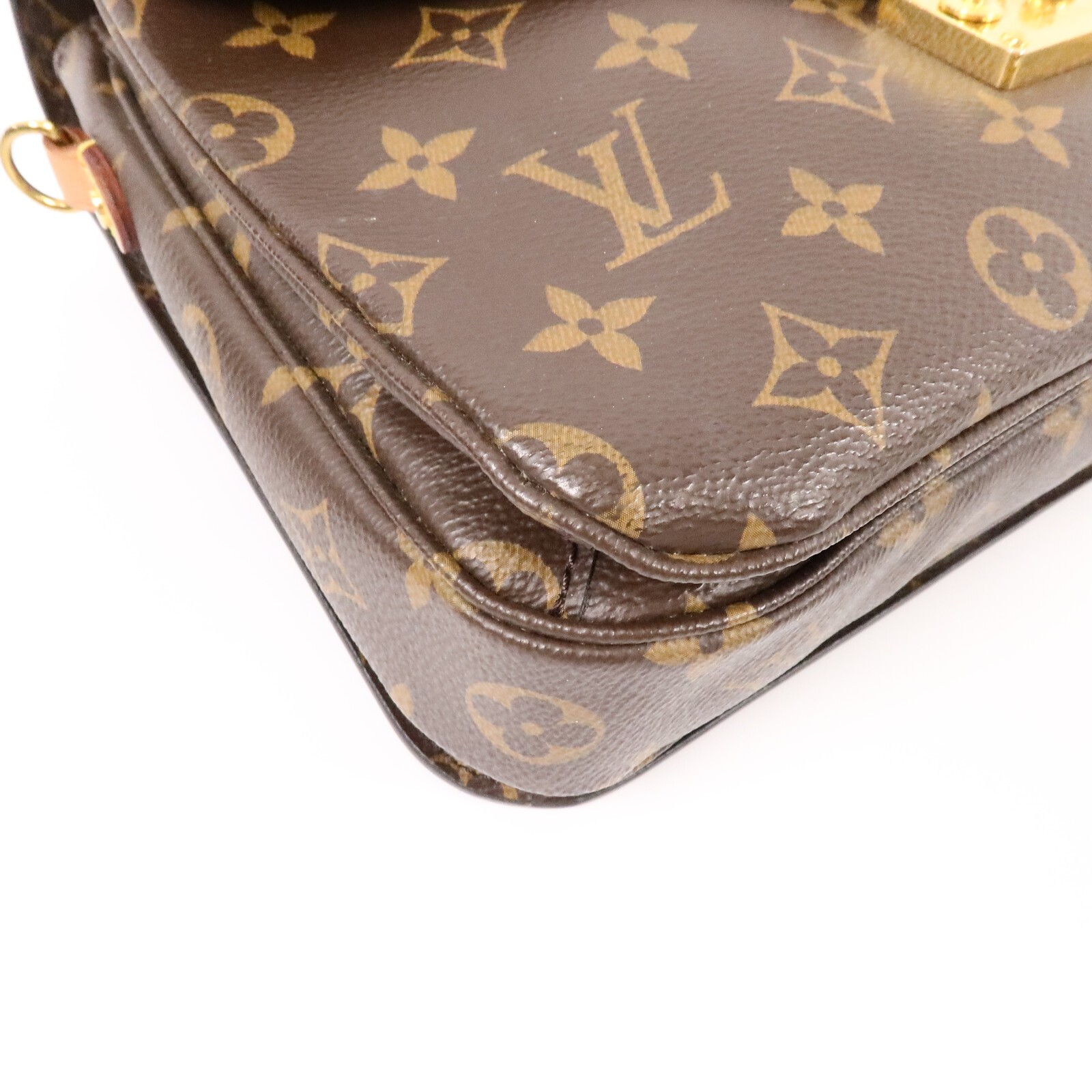 LOUIS VUITTON LV GHW Pochette Metis MM 2 Way Bag M44875 Monogram Brown