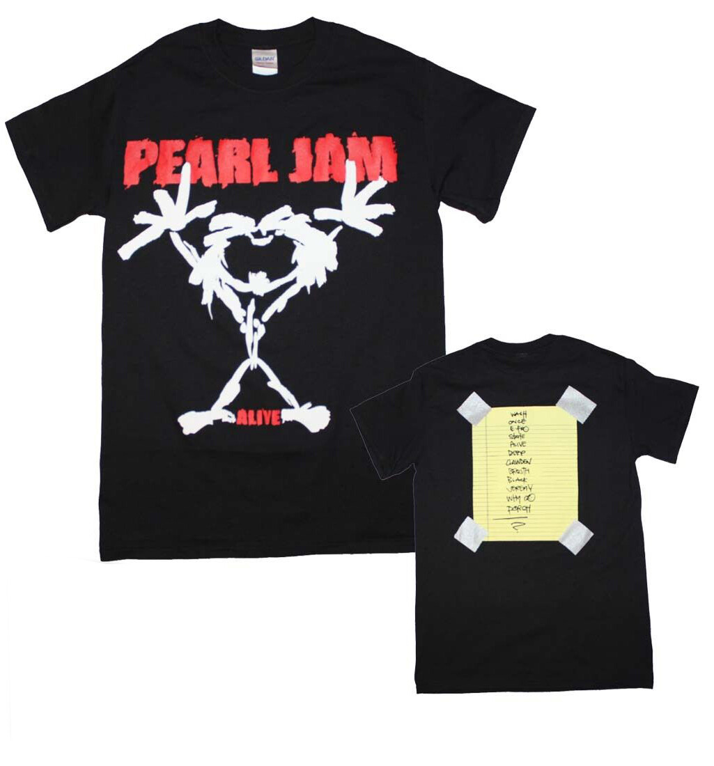 PEARL JAM T-Shirt Stick Man Tee New Officially Licensed