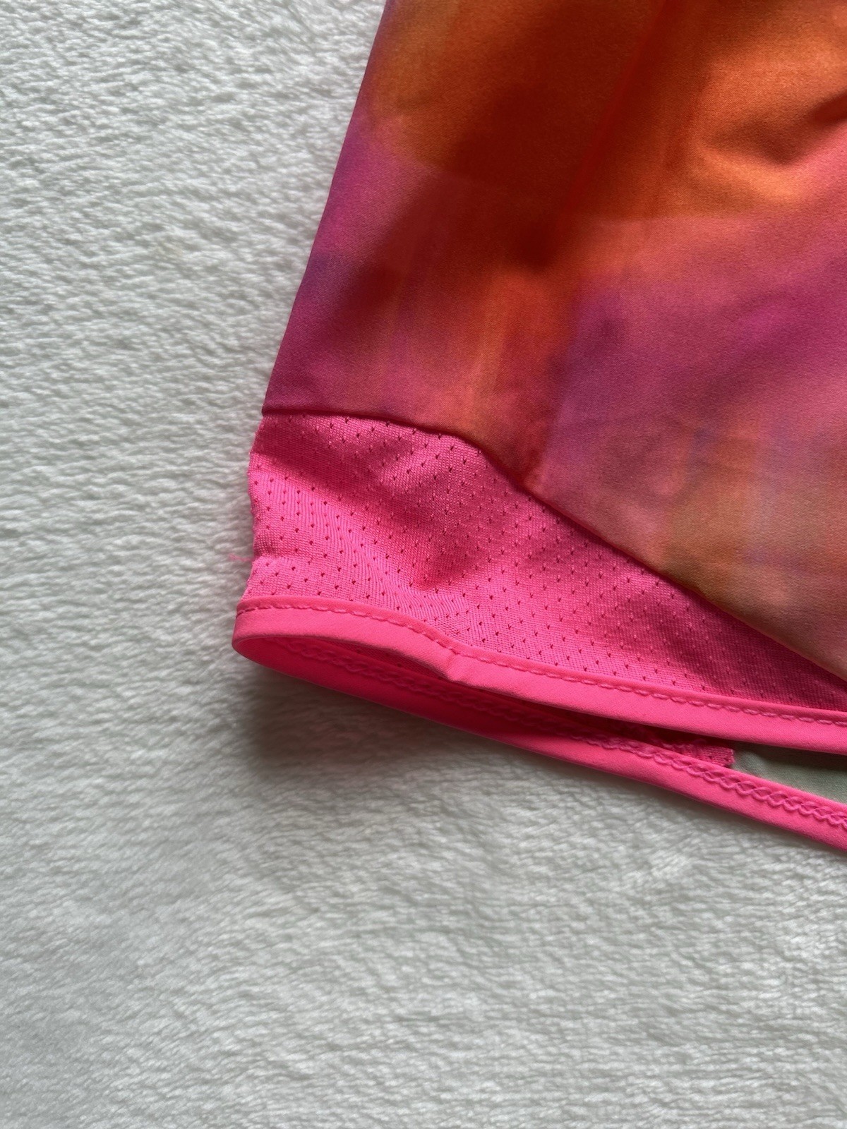 Athletic Works Girls Pink Moisture Wicking Running Shorts with Liner Sz S (6-6X)
