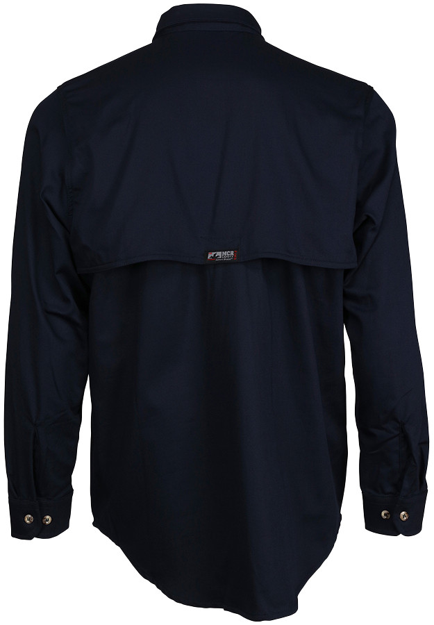 SBS3002 – MCR Safety Summit Breeze® Flame Resistant (FR) Work Shirt – Navy L