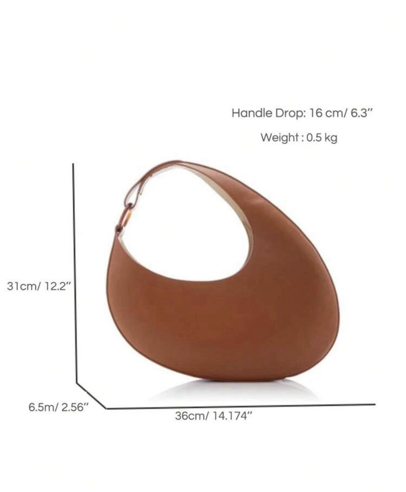Half Moon Shoulder Bag