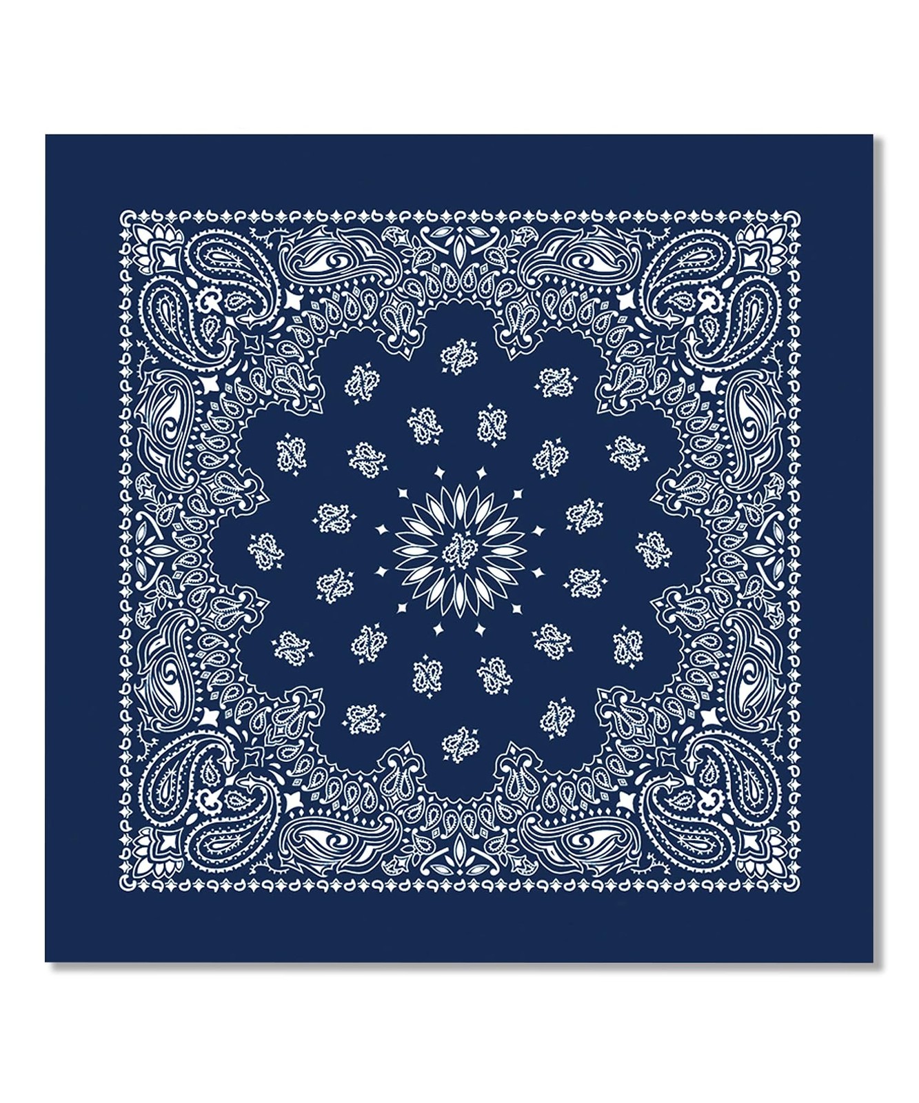 Bycc Bynn Large 27×27 Inch Bandana – 4 Pack 100% Cotton Bandanas for Men & Women