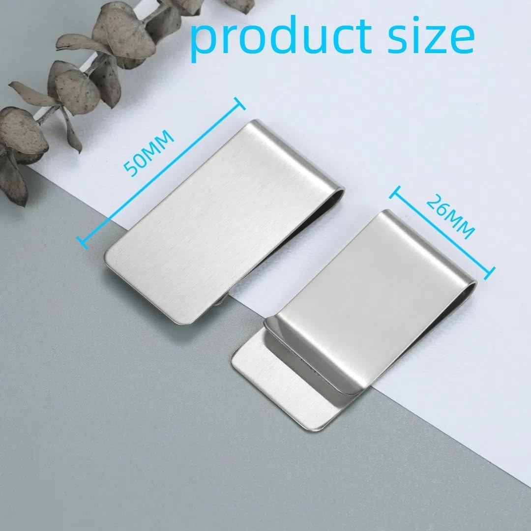 Ultra-Thin 3-Pack Men’s Money Clips – Perfect for Front Pocket Organization