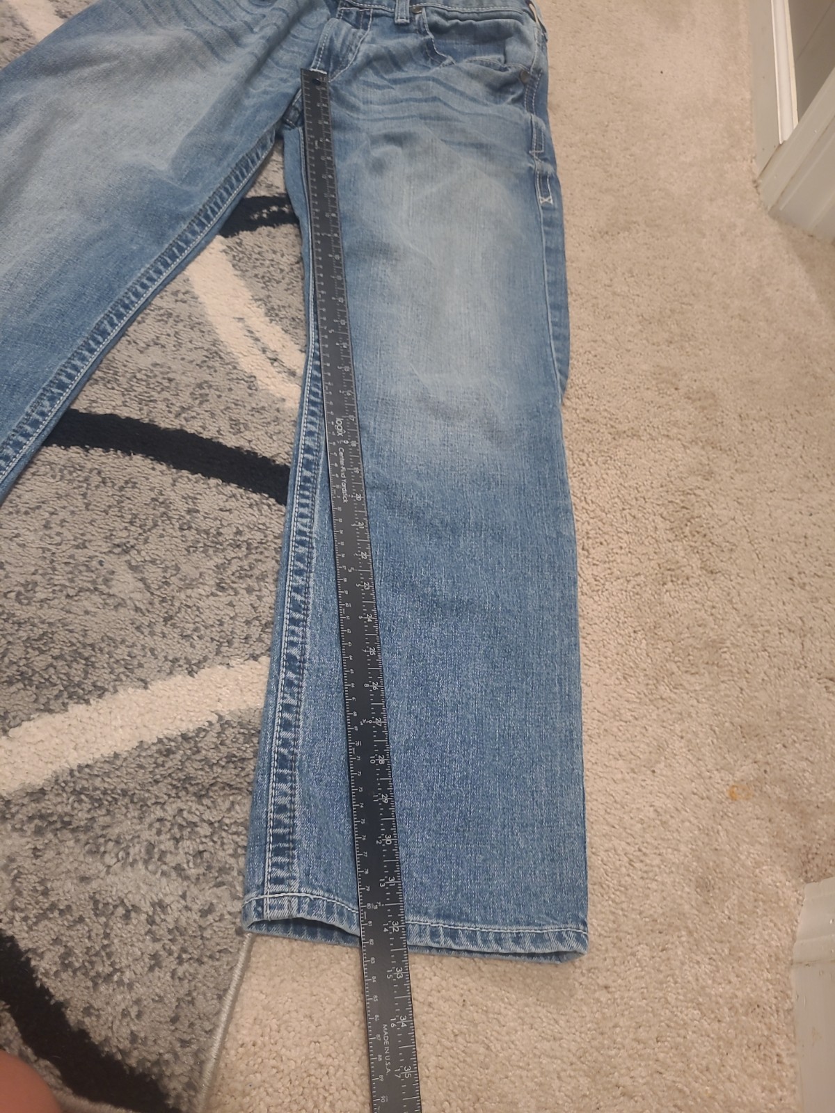 Ariat M2 Traditional Relaxed Boot Cut Jeans Mens 34×32 Med Wash Denim Shasta