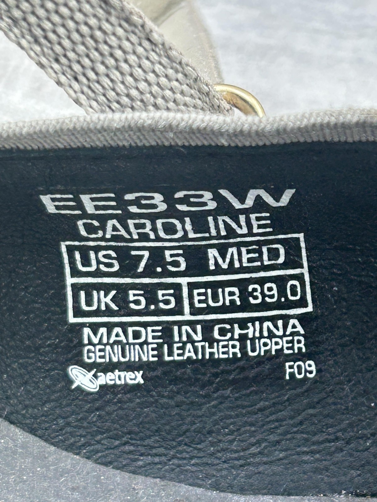 Aetrex Caroline Mary Jane Shoes Womens Size 7.5 Medium Leather Comfort Flats