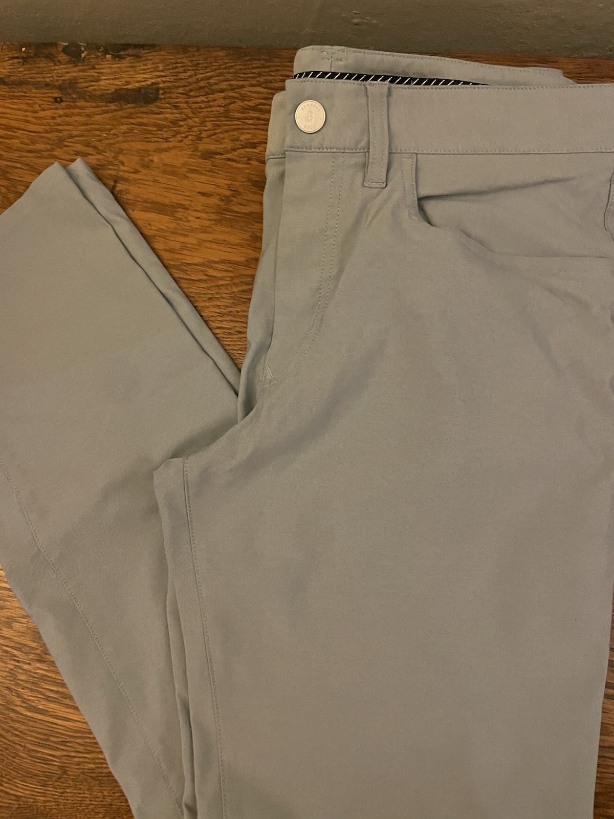 Bonobos Golf Pants Mens size 32×30 slim fit golf gray performance pockets tour