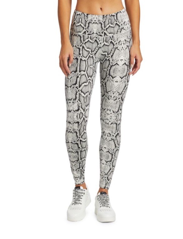 Anthropologie Varley Century 7/8 Leggings Python Snake Print Sz XS High Rise