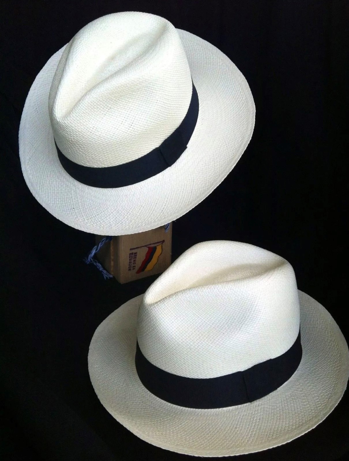 HANDMADE WITH TOQUILLA STRAW GENUINE ECUADOR MONTECRISTI” PANAMA HAT ” – 100%
