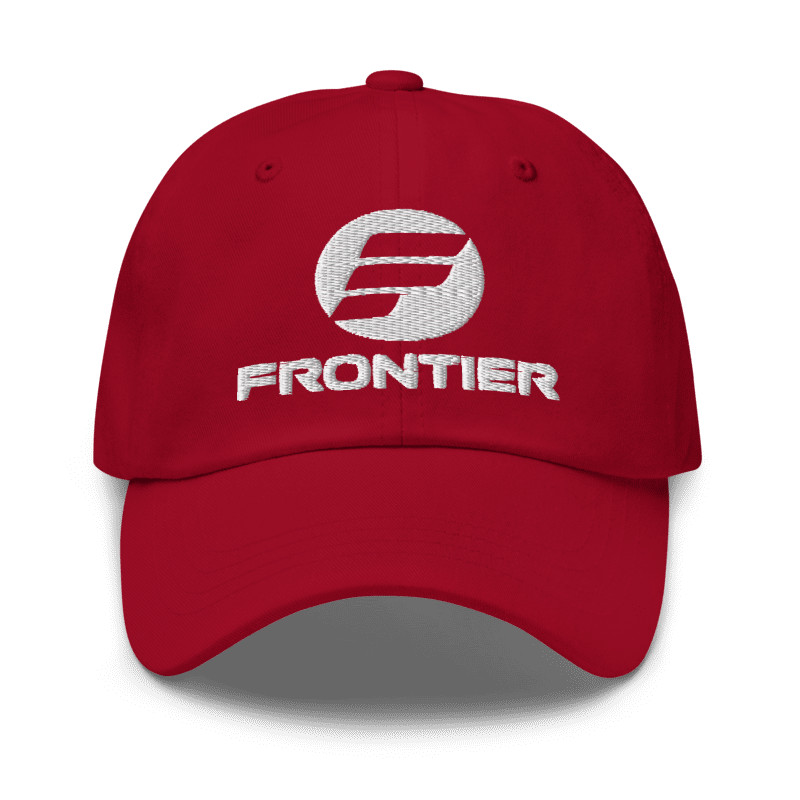 Frontier Airlines Embroidered Old Logo Inspired Classic Dad Hat