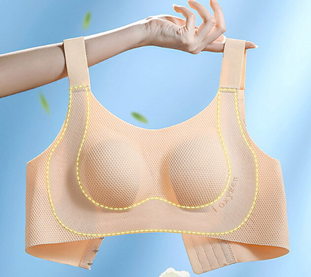 Women Bras Full coverage Strapless Seamless Ultra-thin Plus size Underwear 28391