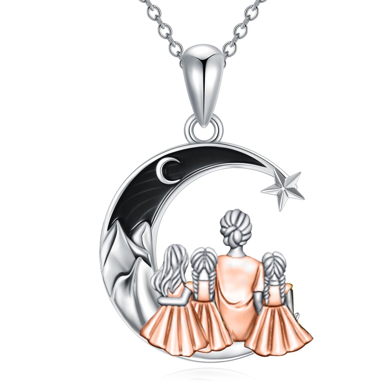 Flpruy Mothers Day Gifts for Mom 925 0.86 * 0.82 inches (22*21mm), silver