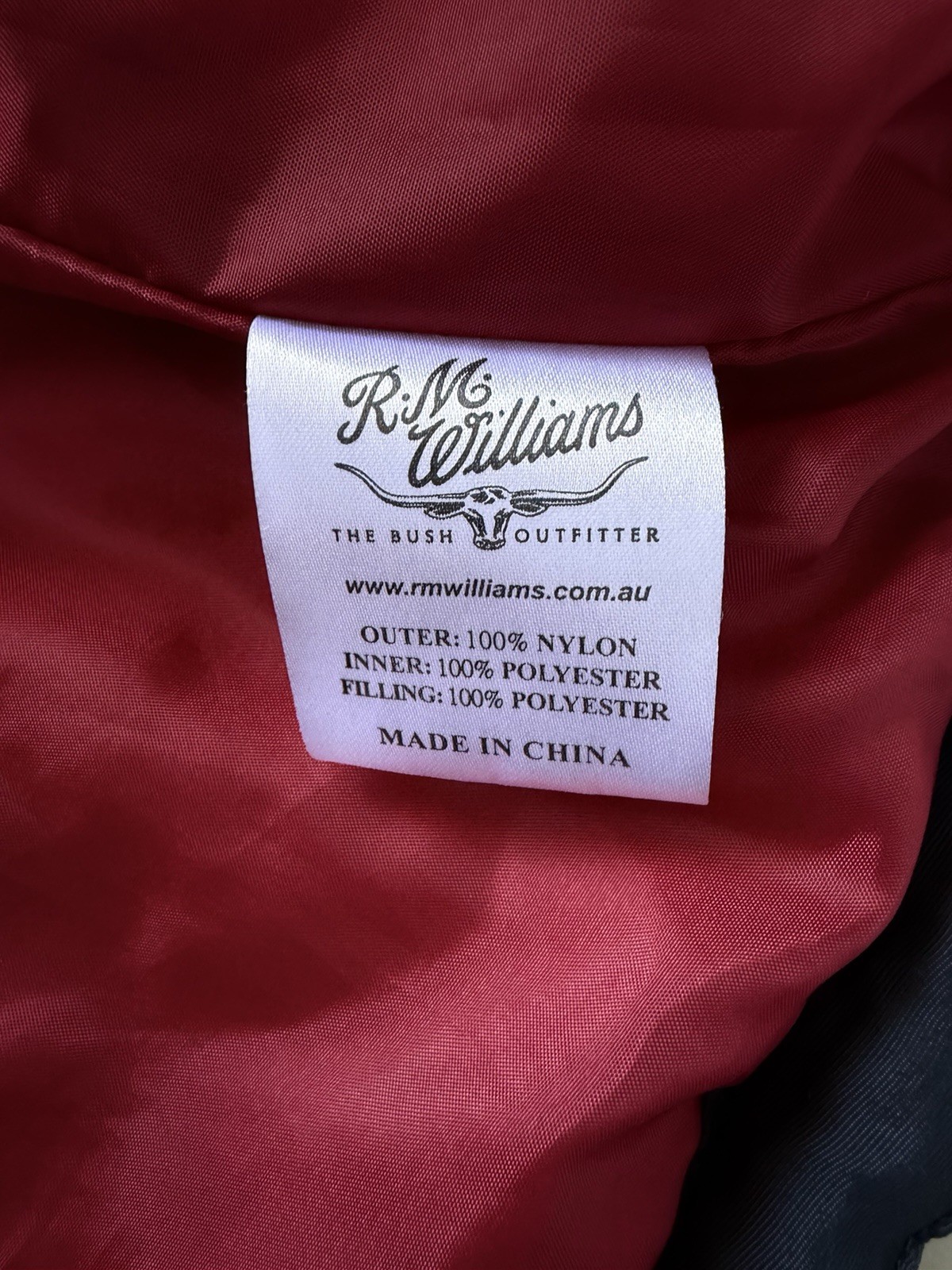 R.M. Williams Patterson Creek Quilted Puffer Vest – Navy Blue – Medium
