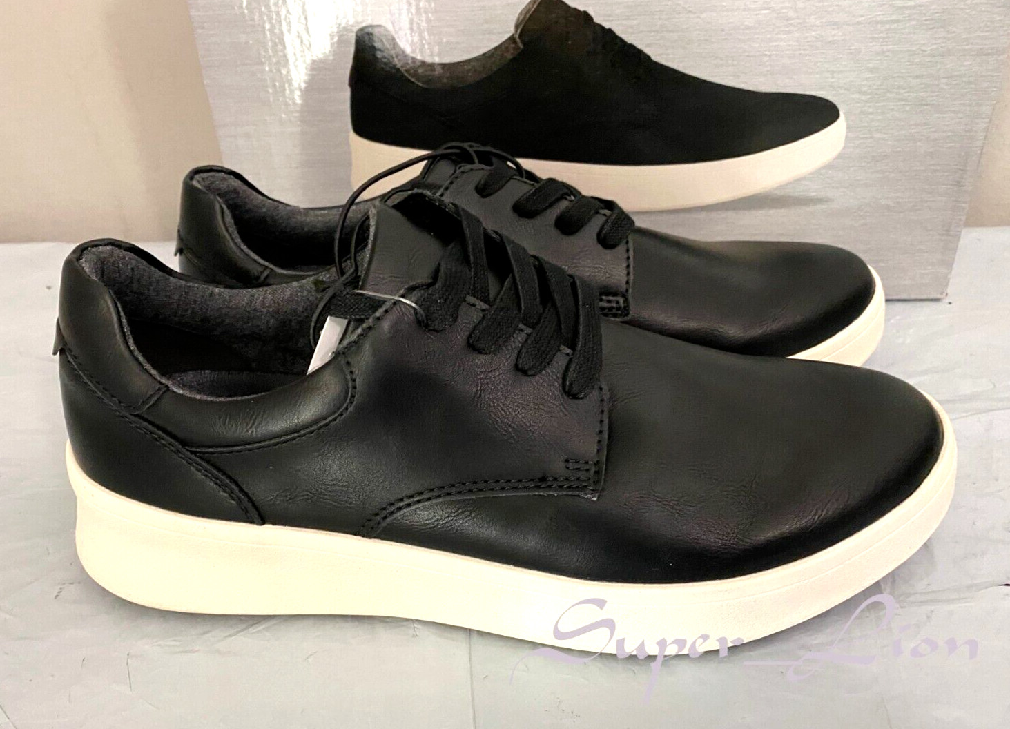 NEW Supply Lab Men’s Whatley Memory Foam Footbed Sneaker Shoes – SIZE 8 – BLACK