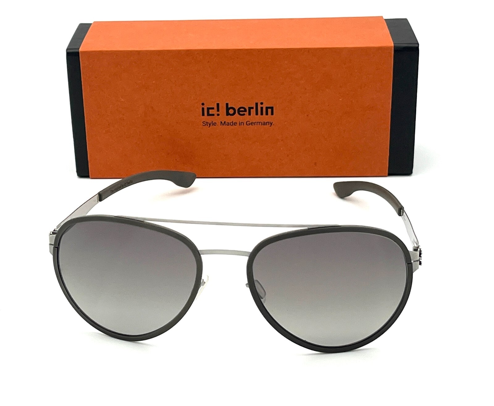IC BERLIN FERRUM Rough Graphite Warm Gray / Storm Gray 59mm Sunglasses