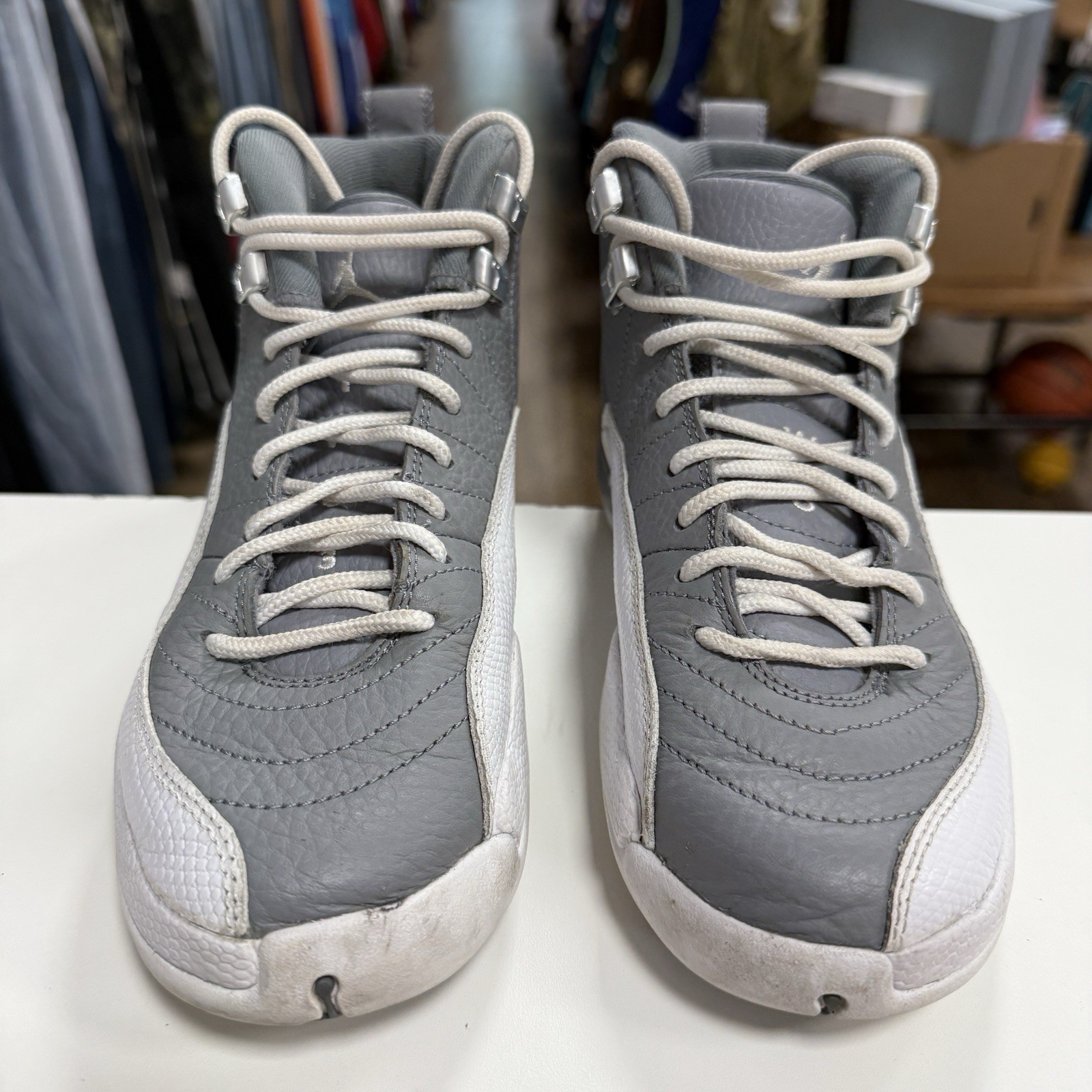 Size 4 (GS) – Jordan 12 Retro Stealth (153265-015)