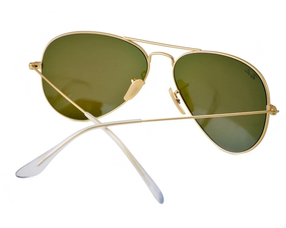 Ray-Ban Sunglasses RB3025 Aviator Flash Gold Frame Blue Flash Lens 58mm Unisex