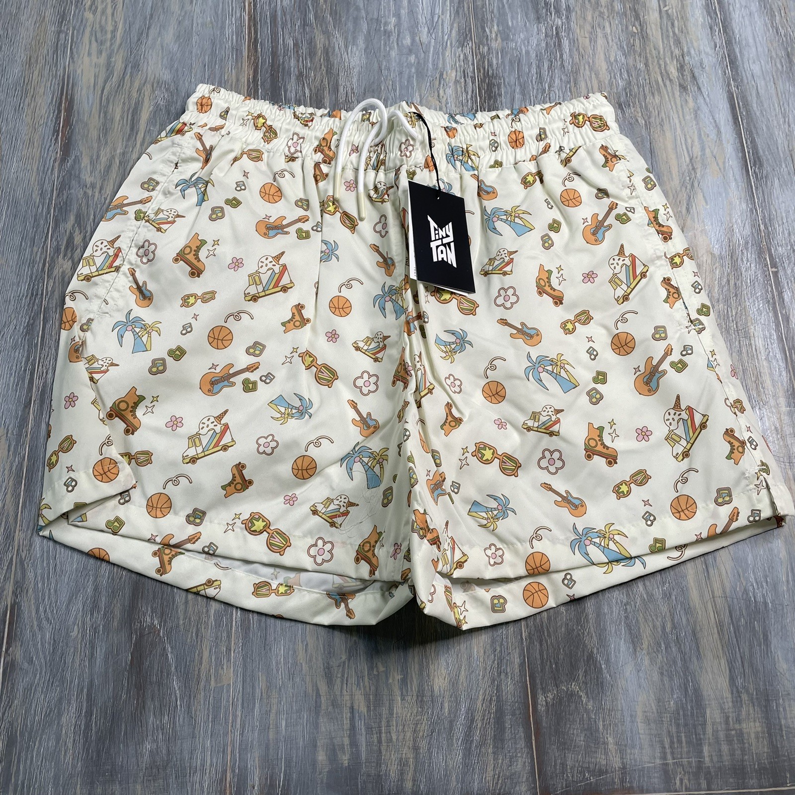 BTS TinyTan Official Summer Shorts Mens Large New With Tags