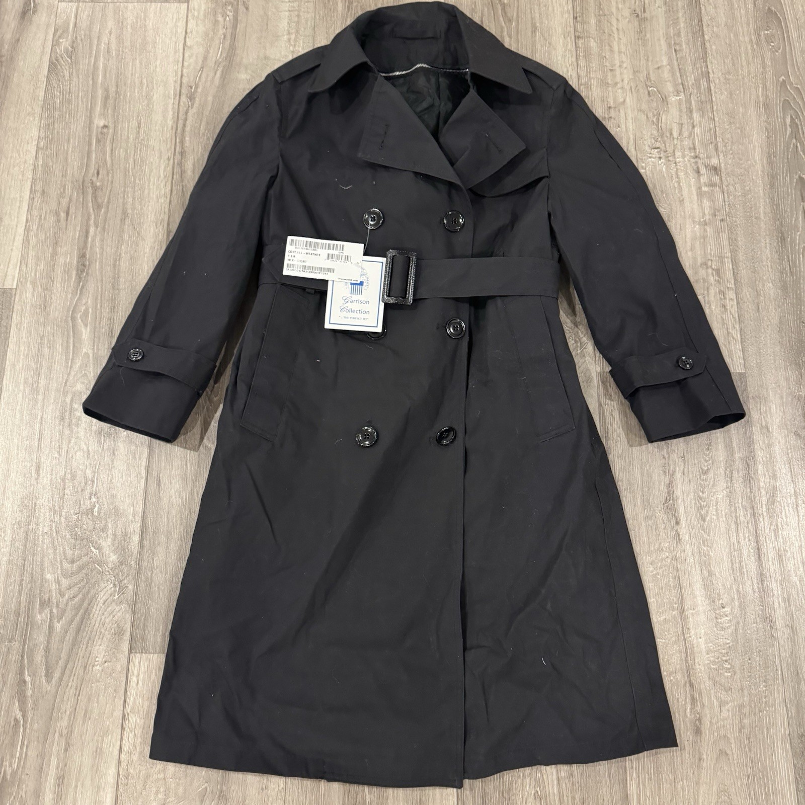 Garrison Collection NWT All Weather Mens 10XS Trench Coat Defense Logistics USA