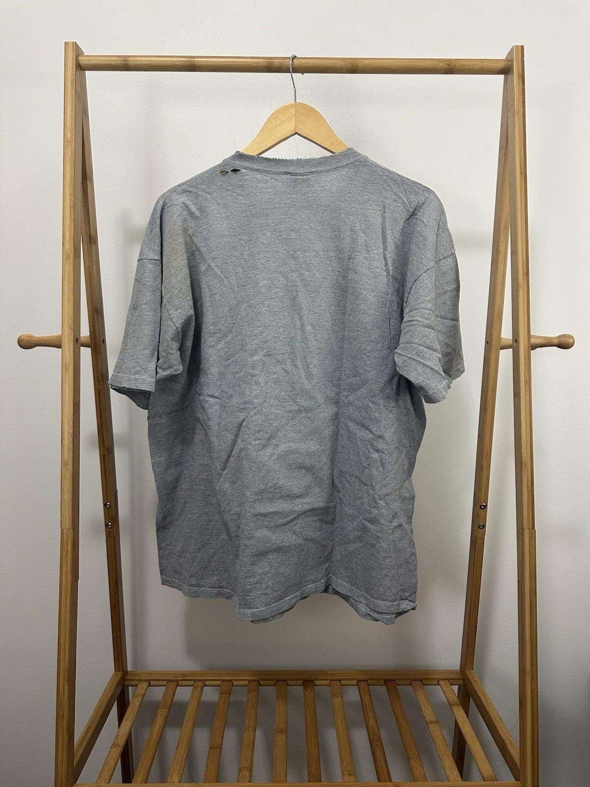 VTG 90s Cal Cru Worn Down Distressed Thrashed Thin Striped T-Shirt Size XL USA