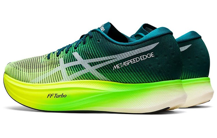 ASICS Metaspeed Edge+ Velvet Pine Safety Yellow – 1013A116-300