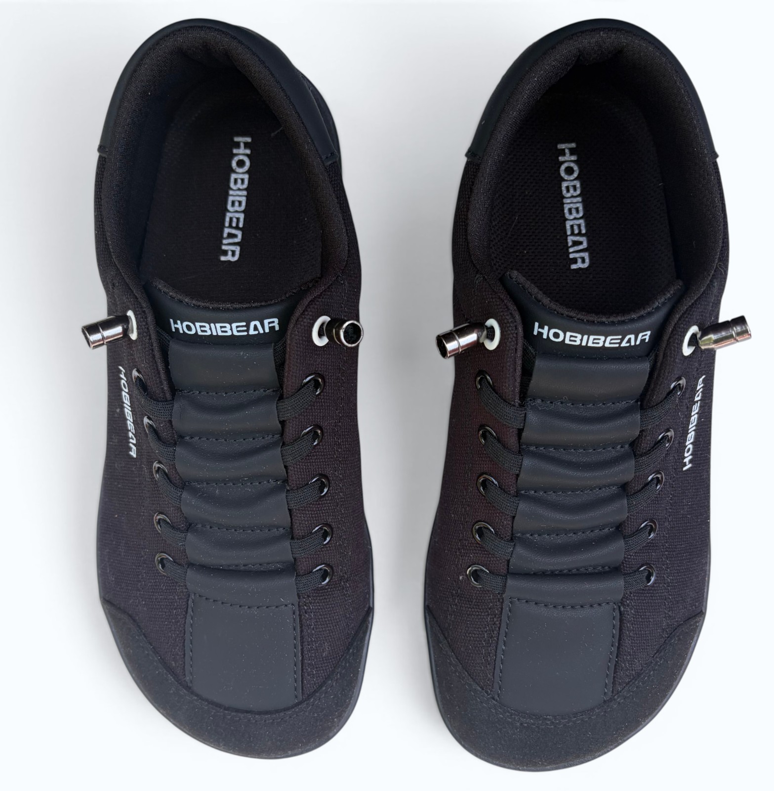 HOBIBEAR Barefoot Shoes Zero Drop Wide Toe Box Minimalist Black Unisex