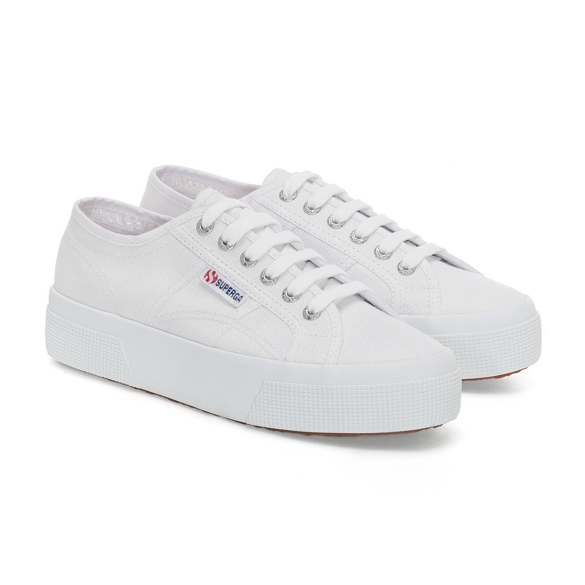 Superga Womens/Ladies 2740 Lace Up Platforms (SP254)