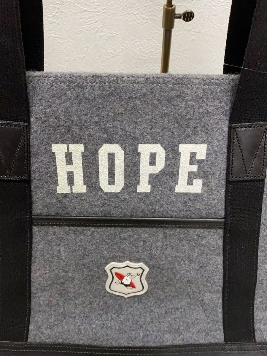 MSPC (master-piece) 2-way Shoulder Bag/Tote Bag — Gray Solid Color