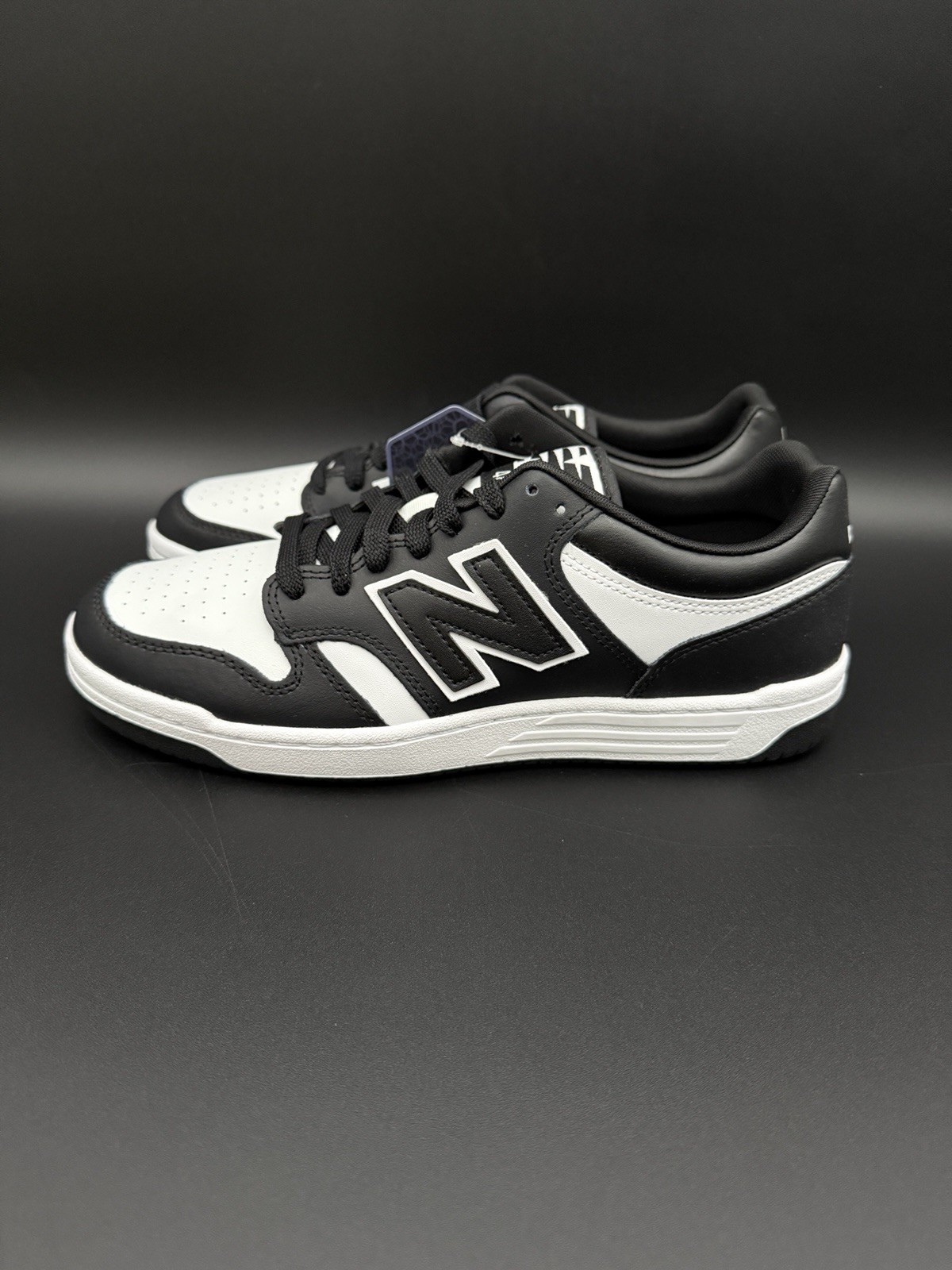 New Balance 480 Sneaker Black and White Men’s Size BB480LBA