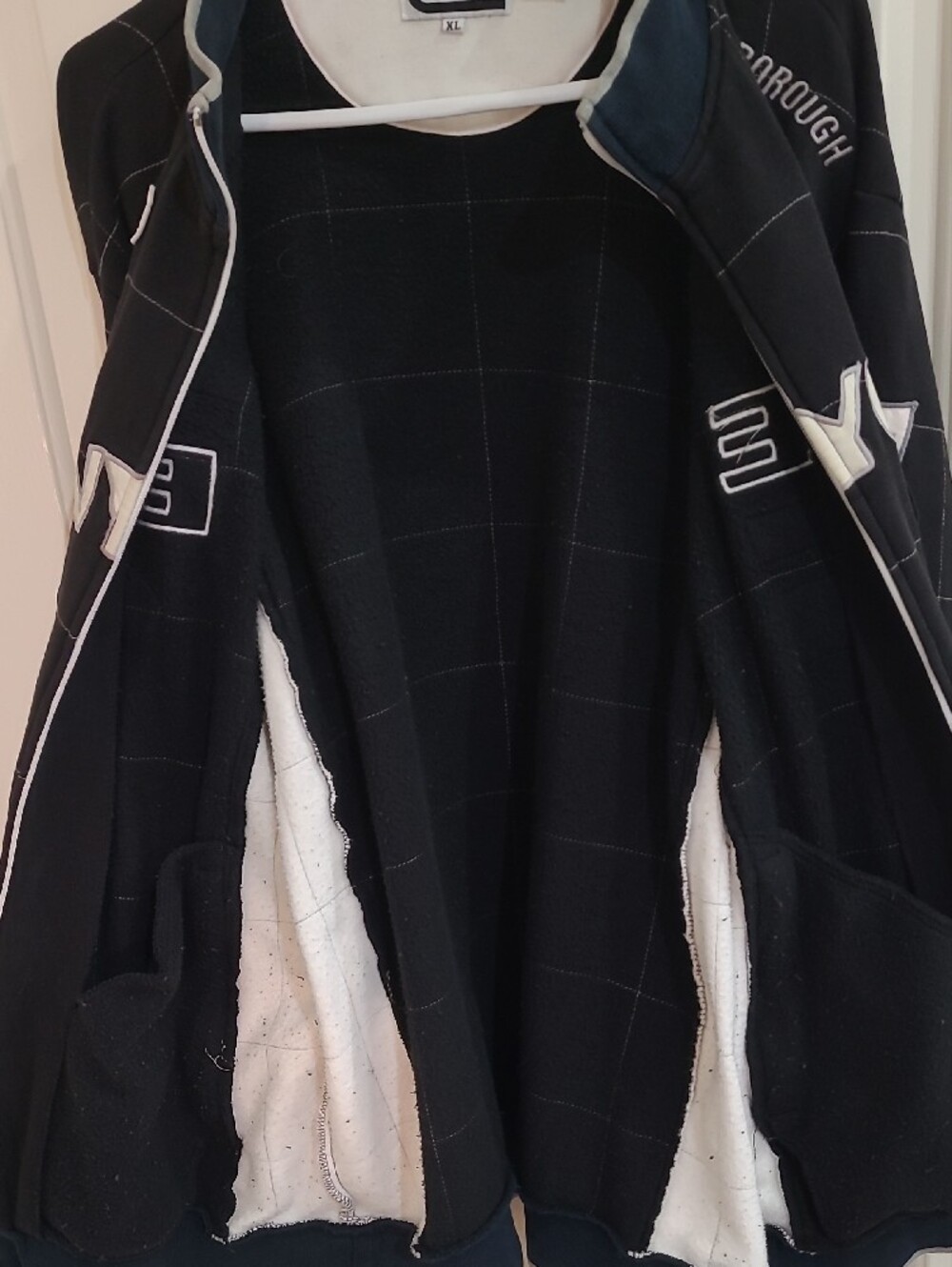 Enyce Vintage 1990 All Borough 750 Racing Track Jacket – Size XL