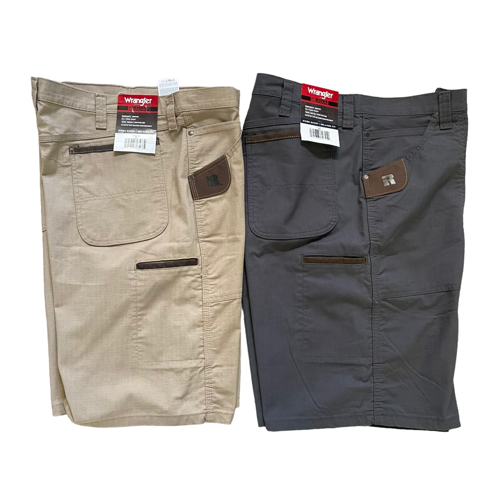 NWT Wrangler Riggs Workwear Men’s High Rise Relaxed Fit Comfort Work Shorts