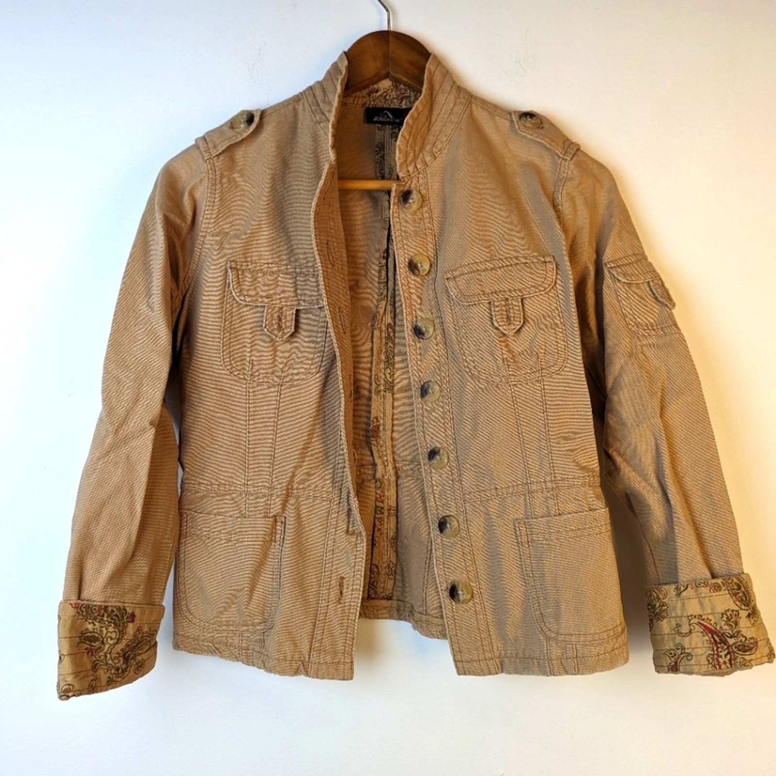 Vintage Jordache Military Jacket – Small