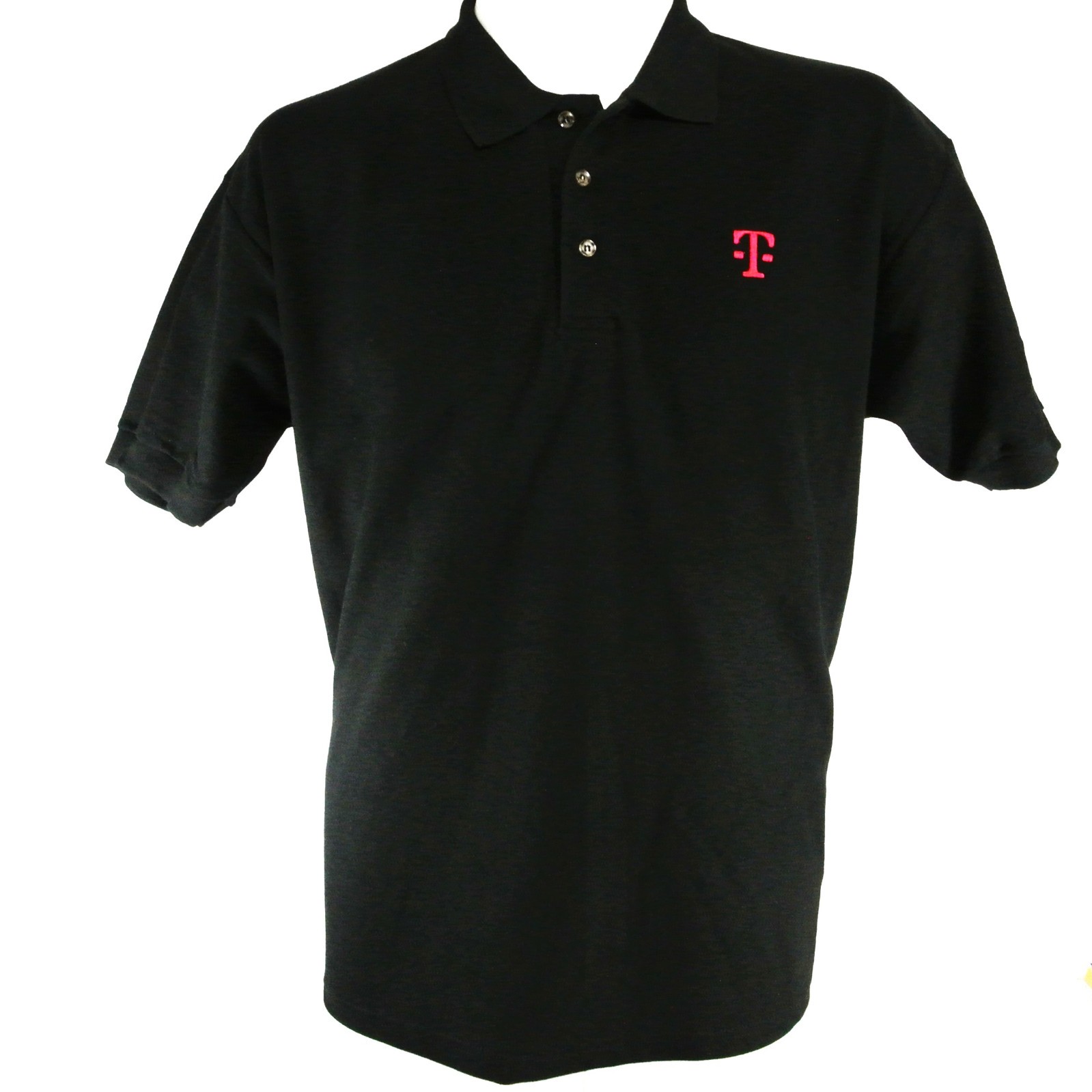 T-MOBILE Communications Tech Employee Uniform Polo Shirt Black Size M Medium NEW