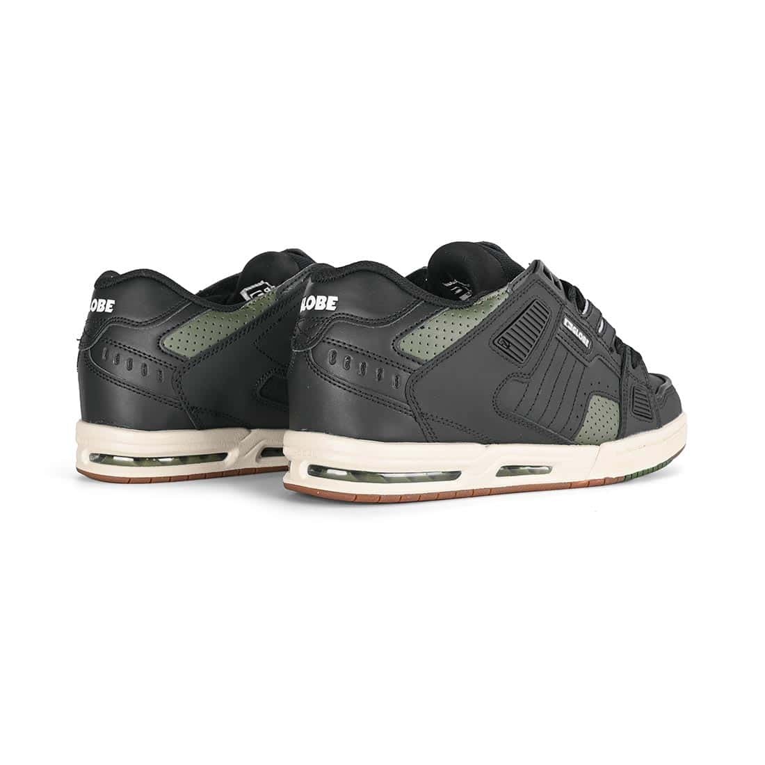 Globe Sabre Skate Shoes – Black/Dark Green
