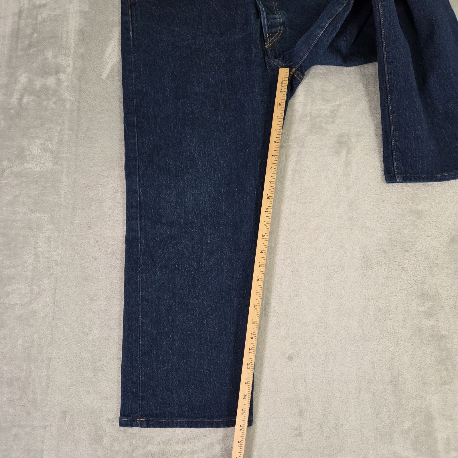Levi’s Premium 501 ’93 Straight Leg Jeans Mens 40×26 Blue Medium Wash Button Fly