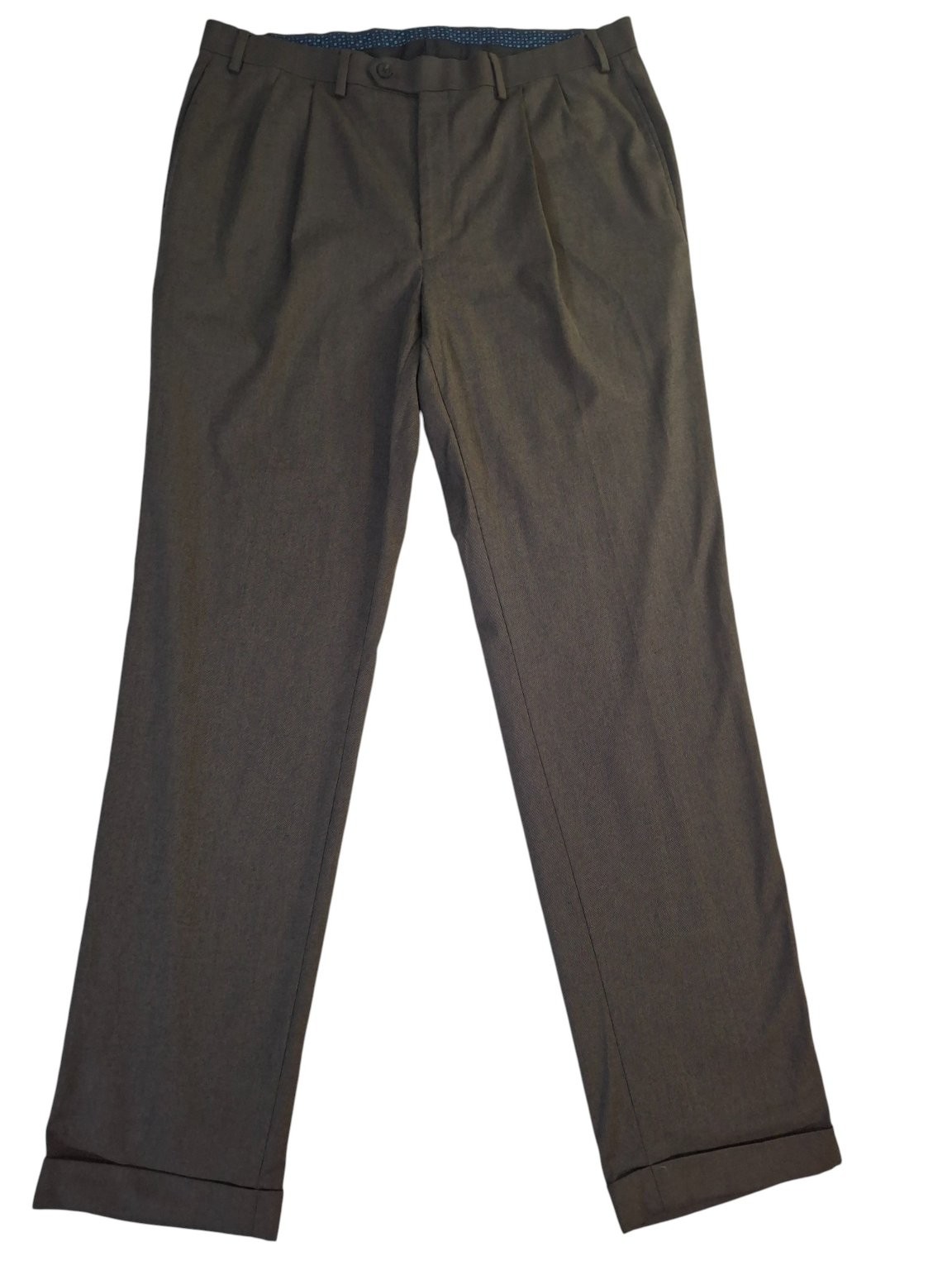 Lauren Ralph Lauren Men’s Dress Pants Brown 36W 34L Polyester Stretch