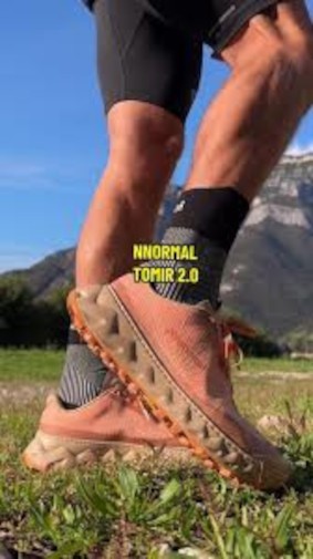 NNORMAL Tomir 2.0 Trail Run Shoes cushioned EVA rockered litebase sole US mens 8