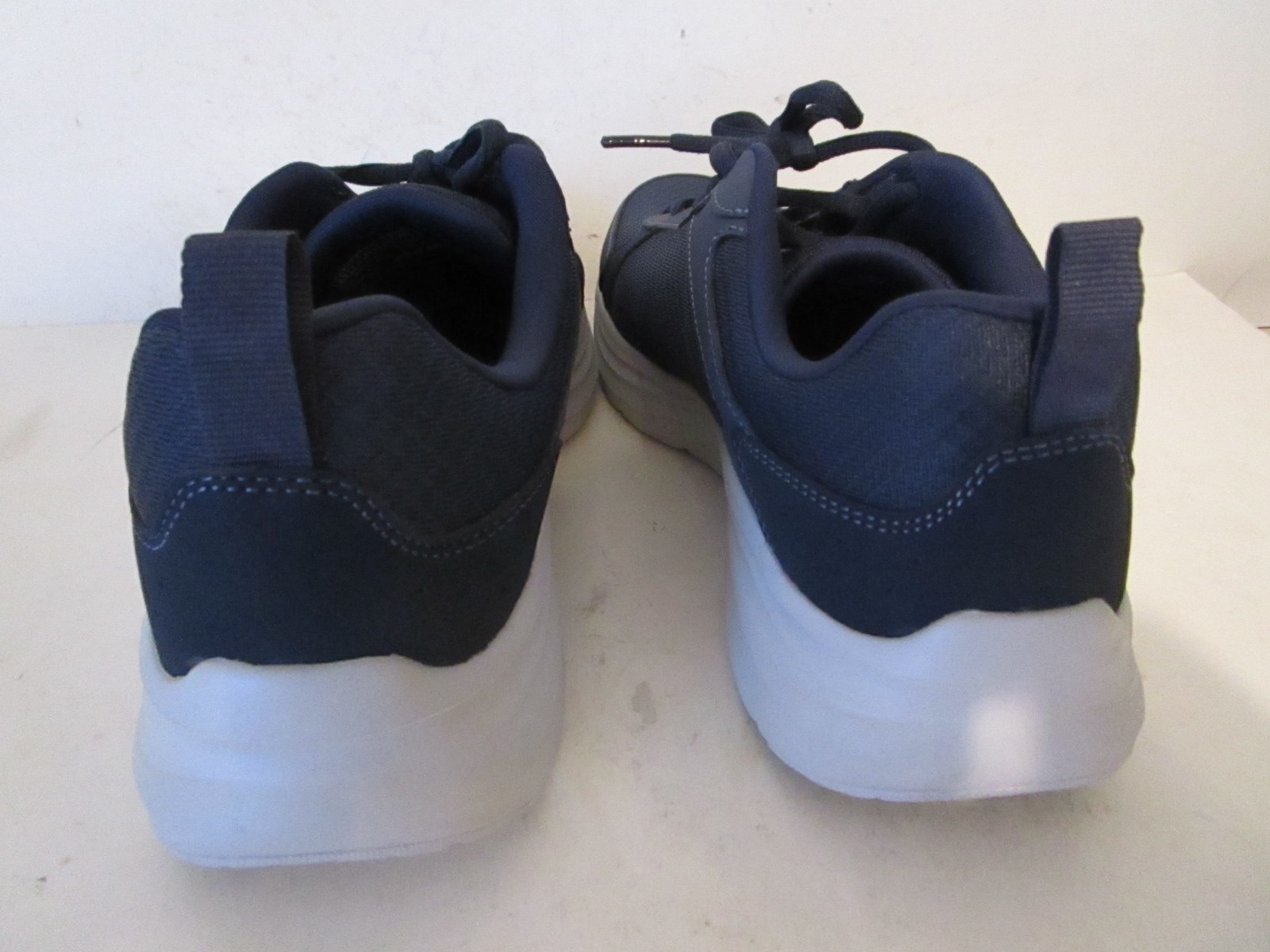 Skechers Relaxed Fit Contour Foam Lace Up Casual Mens Sneaker Navy Size 8.5