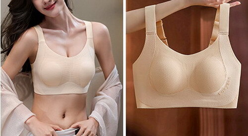 Women Bras Full coverage Strapless Seamless Ultra-thin Plus size Underwear 28391