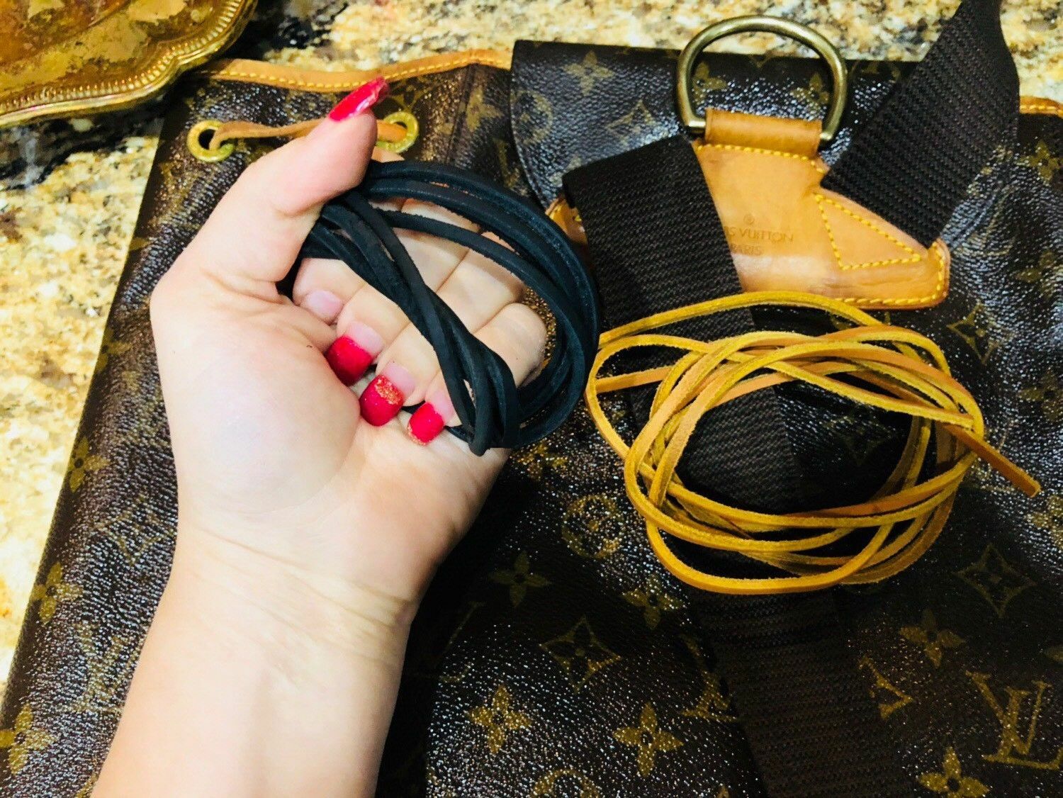 72″ 4mm COUGAR Leather LACES PAIR BLACK Long Shoelaces Strings Boot Lace USA XL