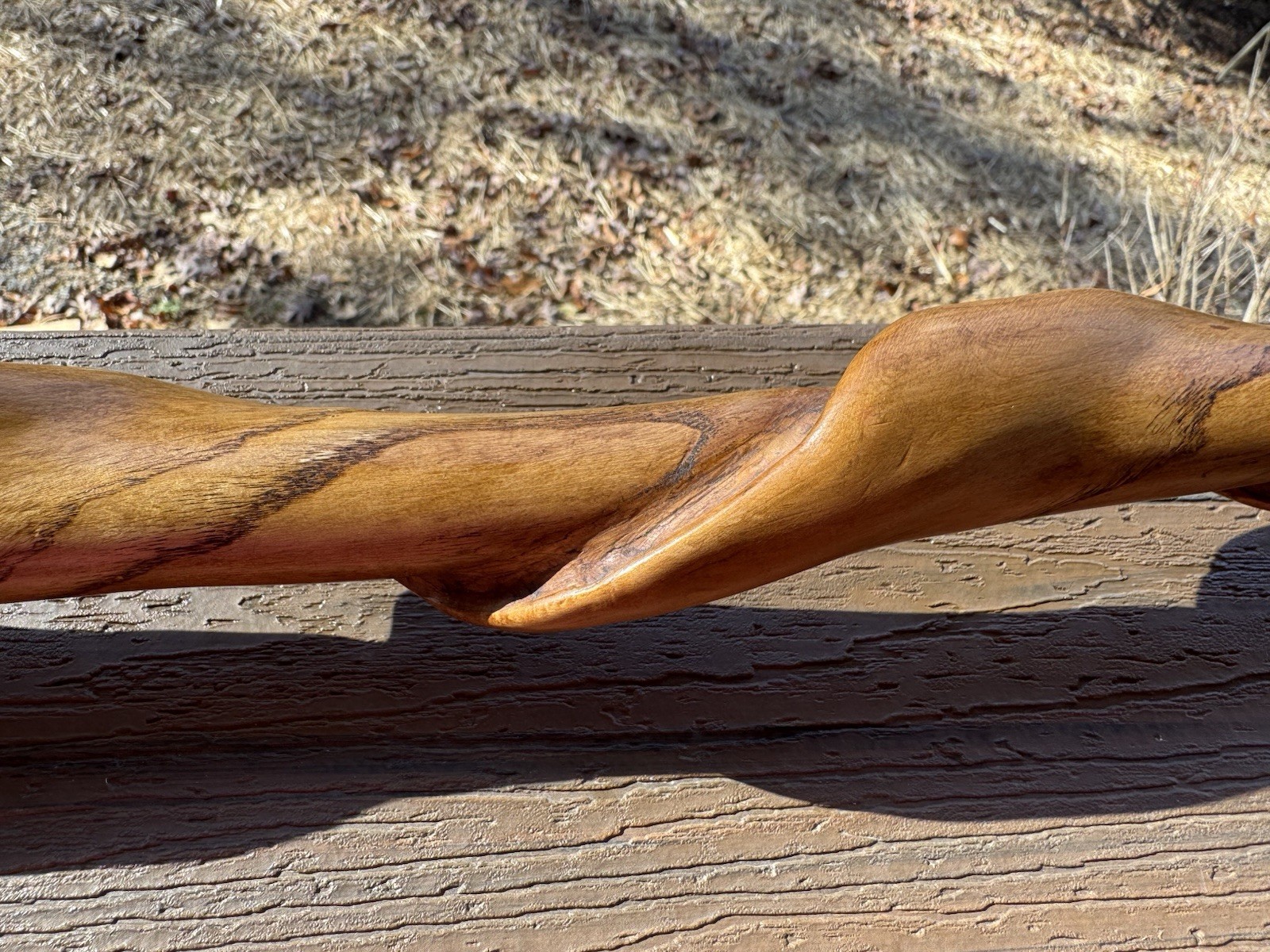 Vintage Handmade TWISTED Walking/Hiking Stick 45 Inches Tall Smoky Mountains