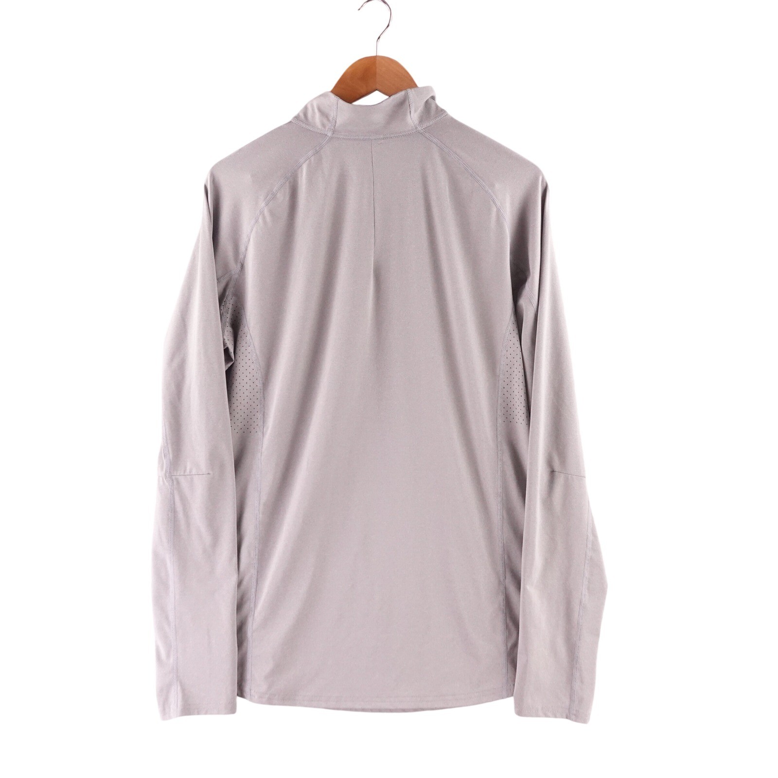 UNRL Mens Size Large Stride Collection Quarter Zip Pullover Gray Golf Logo