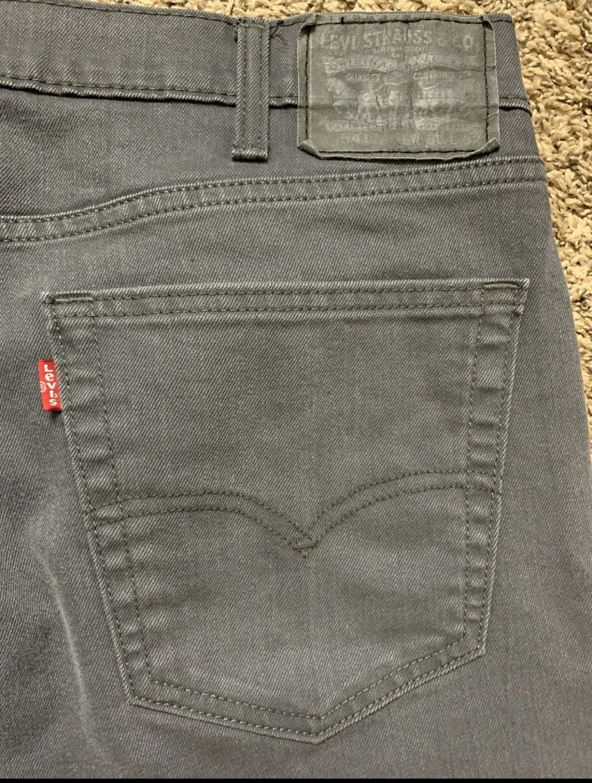 Levis 541 Straight Leg Jeans Size 38×32 /gray
